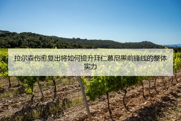 拉尔森伤愈复出将如何提升拜仁慕尼黑前锋线的整体实力